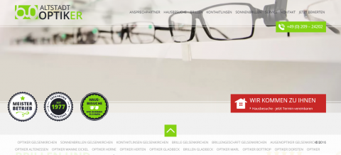 Vom Taucher für Taucher: Optimales Sehen unter Wasser - Fertigung von Taucherbrillen und Tauchermasken mit individueller Glasstärke bei Altstadt Optik in Gelsenkirchen