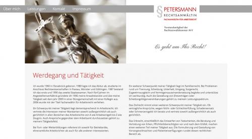 Firmenprofil von: Rechtsanwaltskanzlei in Rostock: Rechtsanwältin Christa Petersmann