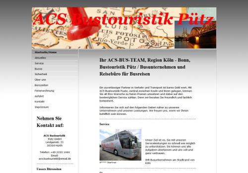 Firmenprofil von: ACS Bustouristik Pütz GmbH in Hürth