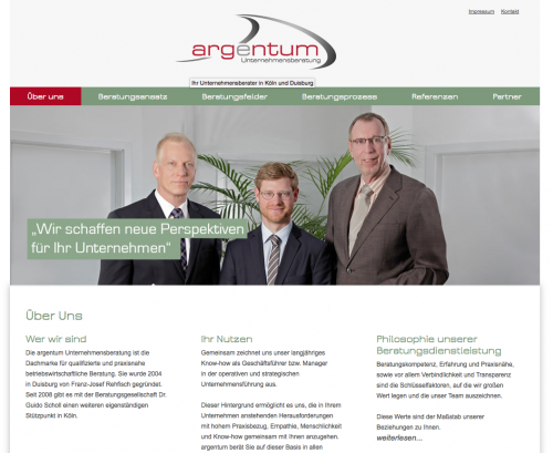 Firmenprofil von: argentum Unternehmensberatung Rehfisch & Partner in Duisburg