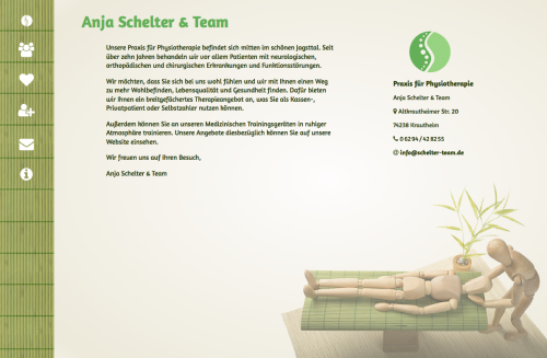 Firmenprofil von: Praxis für Physiotherapie Anja Schelter & Team - für Sie da in der Umgebung Dörzbach, Assamstadt und Schöntal