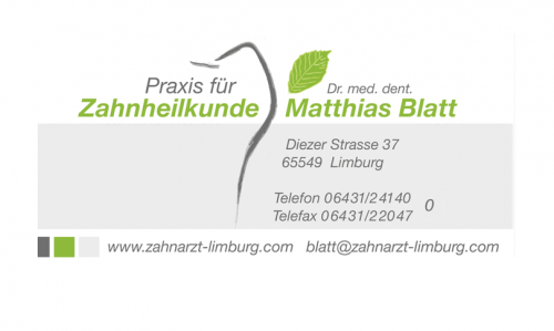 Firmenprofil von: Zahnarztpraxis Dr. med. dent. Matthias Blatt in Limburg