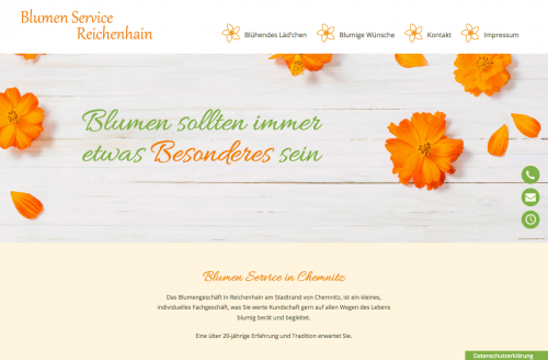 Firmenprofil von: Blumenfachgeschäft in Chemnitz: Blumen Service Reichenhain