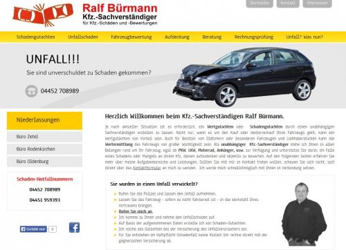Firmenprofil von: Ralf Bürmann – Kfz-Sachverständiger in Zetel