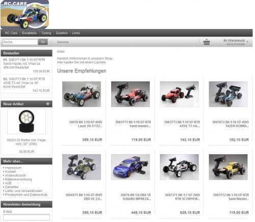 Firmenprofil von: Werner Siebert: Online-Shop für RC Cars 
