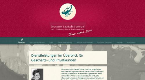 Firmenprofil von: Druckerei Laurisch und Wenzel in Berlin-Charlottenburg