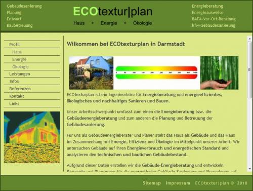 Firmenprofil von: Energieberatung in Darmstadt: ECOtextur | plan