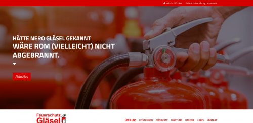 Firmenprofil von: Feuerschutz Gläsel – Ihr Experte für Brandschutz in Kaiserslautern