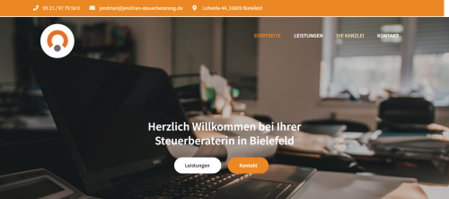 Firmenprofil von: Steuerberaterin Petra Jendrian – Ihre Steuerexpertin in Bielefeld