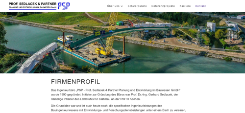 Firmenprofil von: Fundiertes Wissen rund um das Bauwesen: PSP Professor Sedlacek und Partner – Planung und Entwicklung im Bauwesen GmbH
