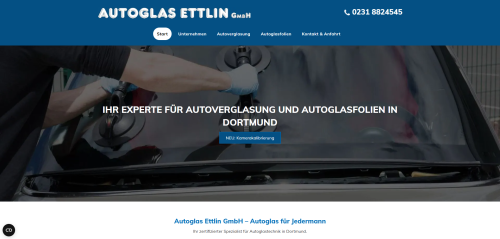 Firmenprofil von: Autoglas Ettlin – Ihr Experte für Autoglasreparaturen und Scheibenaustausch