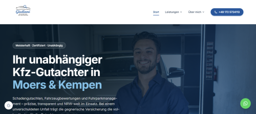Firmenprofil von: Kfz-Gutachter in Moers und Kempen – unabhängige Expertise nach einem Unfall