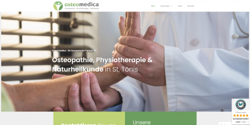 Firmenprofil von: Osteopathie in Tönisvorst: Ihr Schlüssel zu ganzheitlichem Wohlbefinden bei Osteomedica