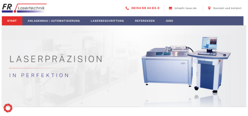Firmenprofil von: FR-Lasertechnik GmbH