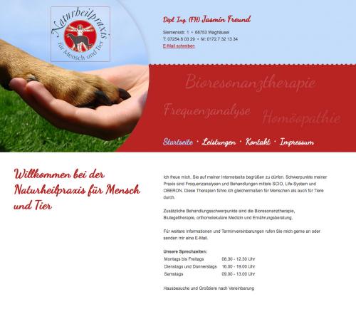 Firmenprofil von: Naturheilpraxis für Mensch und Tier in Waghäusel