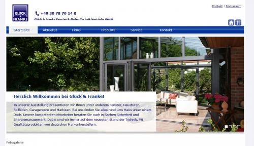 Firmenprofil von: Glück & Franke Fenster Rollladen Technik Vertriebs GmbH in Berlin