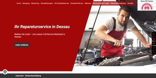 Firmenprofil von: Gruns KFZ-Service in Dessau – Qualität und Service rund ums Auto