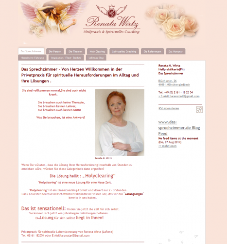 Firmenprofil von: Körper- und Seelentherapeutin Renata Maria Wirtz in Mönchengladbach seit 1985