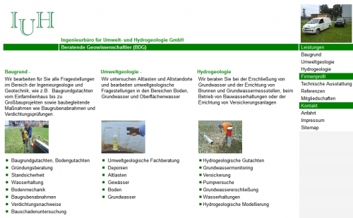 Firmenprofil von: Ingenieurbüro für Umwelt- und Hydrogeologie GmbH in Mansfeld und Halle (Saale)