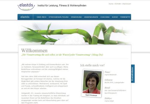 Firmenprofil von: Elastós Institut für Leistung, Fitness & Wohlbefinden – Stressbewältigung in Deidesheim
