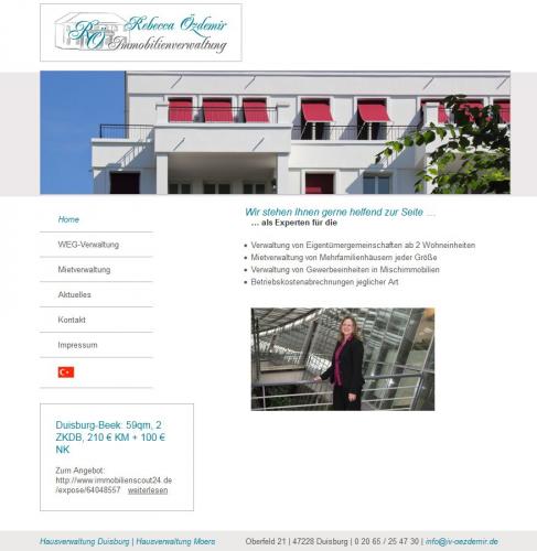 Firmenprofil von: Immobilienverwaltung Rebecca Özdemir in Duisburg