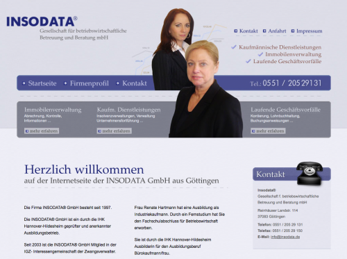 Firmenprofil von: Insodata® - Gesellschaft für betriebswirtschaftliche Betreuung und Beratung mbH in Göttingen 
