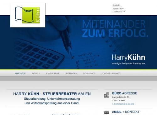 Firmenprofil von: Steuerberater Harry Kühn in Aalen