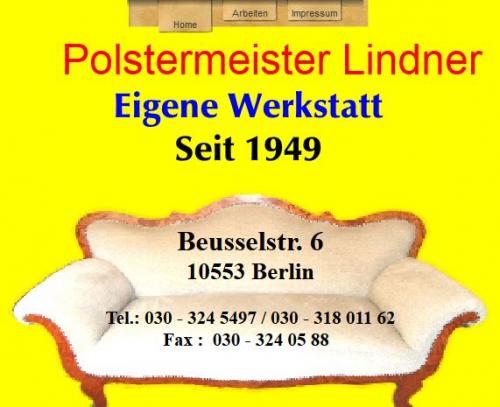 Firmenprofil von: Polstermeister Lindner in Berlin