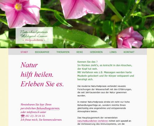 Firmenprofil von: Naturheilpraxis Hildegard Lessner – Heilpraktikerin in Düsseldorf