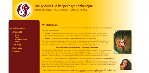 Firmenprofil von: Körperpsychotherapie mit Heilpraktikerin Sabina Obermeyer