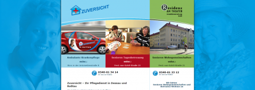 Firmenprofil von: Zuversicht – Der verlässliche ambulante Pflegedienst in Dessau-Roßlau