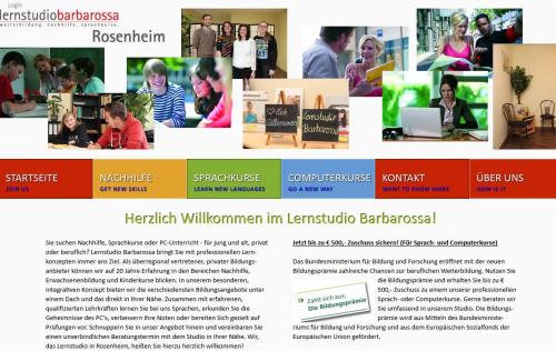 Firmenprofil von: Lernstudio Barbarossa – Weiterbildung, Nachhilfe und Sprachkurse aus Rosenheim