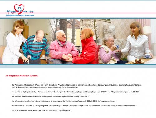 Firmenprofil von: Ambulanter Pflegedienst – Pflege mit Herz in Nürnberg