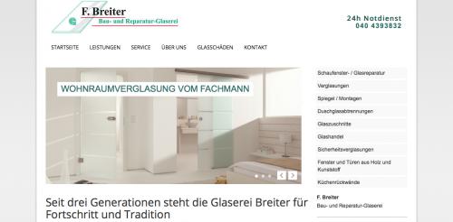 Firmenprofil von: Glaserei in Hamburg: Bau- und Reparatur- Glaserei F. Breiter
