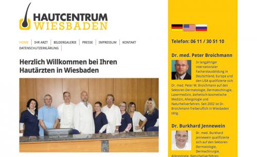 Firmenprofil von: Hautarzt in Wiesbaden: Hautcentrum Wiesbaden Dr. med. Peter Broichmann