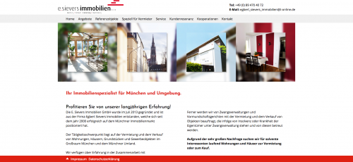 Firmenprofil von: Die E. Sievers Immobilien GmbH - Der Immobilienservice in München