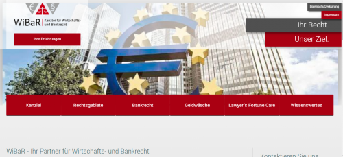 Firmenprofil von: Kanzlei für Wirtschaft- und Bankrecht: Beratung zur Freigabe von Sicherheiten an Banken