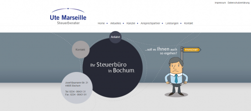 Firmenprofil von: Steuerberater für Heilberufe in Bochum: Kanzlei Ute Marseille