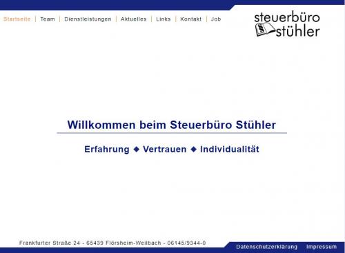 Firmenprofil von: Der Steuerberater Ihres Vertrauens: Steuerbüro Stühler in Flörsheim-Weilbach