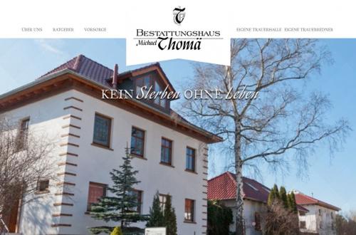 Firmenprofil von: Bestattungshaus Thomä in Mühlhausen Thüringen