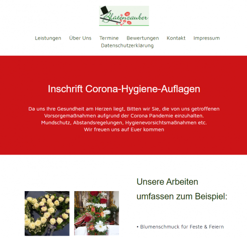 Firmenprofil von: Blütenzauber in Oberickelsheim – Ihre Floristik-Spezialisten 