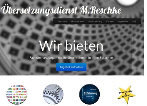 Firmenprofil von: Übersetzungsdienst M. Reschke in Gummersbach