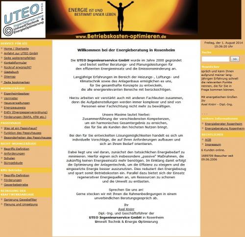 Firmenprofil von: UTEO Ingenieurservice GmbH in Rosenheim: Betriebskostenoptimierung 