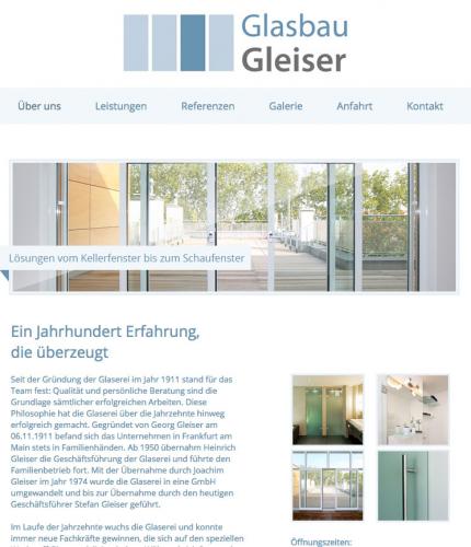 Firmenprofil von: Glasbau Gleiser GmbH in Frankfurt am Main