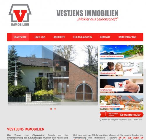 Firmenprofil von: Vestjens Immobilien in Heinsberg