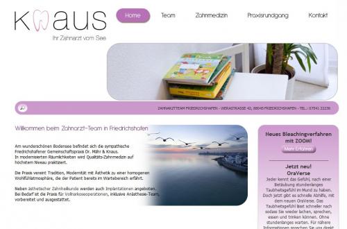 Firmenprofil von: Zahnarztpraxis Dr. Mähr &. Nadine Knaus in Friedrichshafen