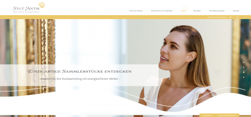 Firmenprofil von: Besondere Kunstgemälde auf Sylt: Antiquitäten Galerie Radzuweit