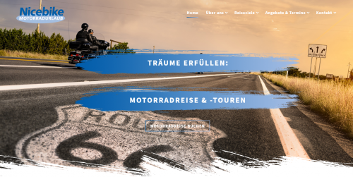 Firmenprofil von: Nicebike aus Hamburg: Atemberaubende Motorradreisen durch Europa