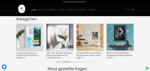 Firmenprofil von: Deko Design: Ihr Onlineshop für kreative Wanddekoration-Wanddekoration Onlineshop