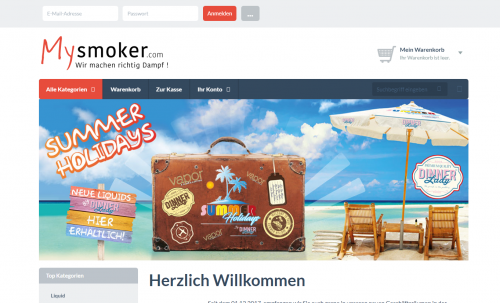 Firmenprofil von: Der E-Zigarettenshop für E-Liquids, Nikotin-Shots und Co.:  MySmoker im Raum Neuss